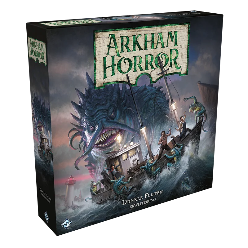 Fantasy Flight Games: Arkham Horror 3. Edition – Dunkle Fluten Erweiterung (Deutsch) (FFGD1039)