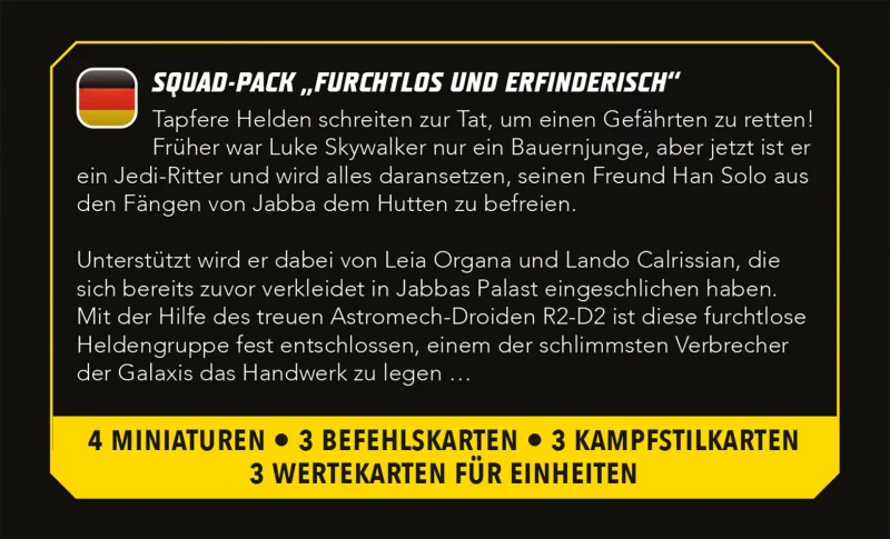 Atomic Mass Games: Star Wars - Shatterpoint - Fearless and Inventive Squad Pack Erweiterung (Deutsch) (AMGD1021)