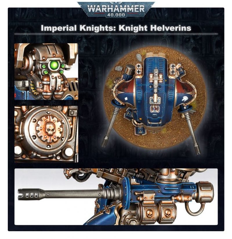 Games Workshop: Warhammer 40000 – Imperial Knights - Knight Armigers (Deutsch)