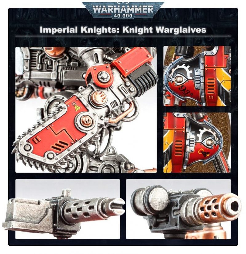 Games Workshop: Warhammer 40000 – Imperial Knights - Knight Armigers (Deutsch)