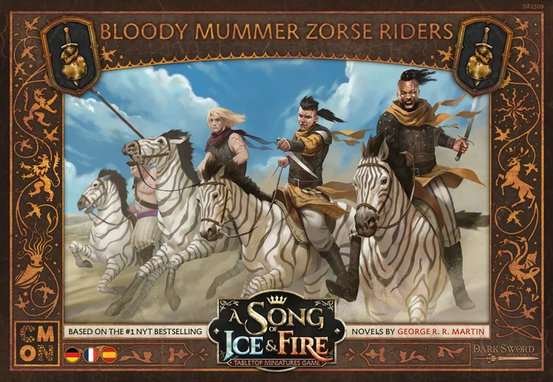 Cool Mini Or Not: A Song of Ice & Fire – Bloody Mummer Zorse Riders (Zorsereiter des blutigen Mummenschanzes) (Deutsch) (CMND0124)