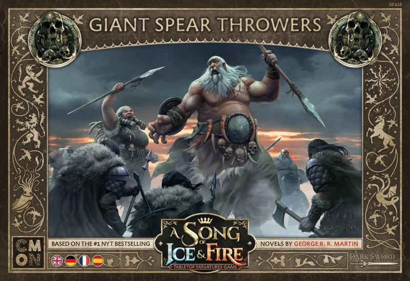 Cool Mini Or Not: A Song of Ice & Fire – Free Folk - Giant Spear Throwers (Deutsch) (CMND0276)