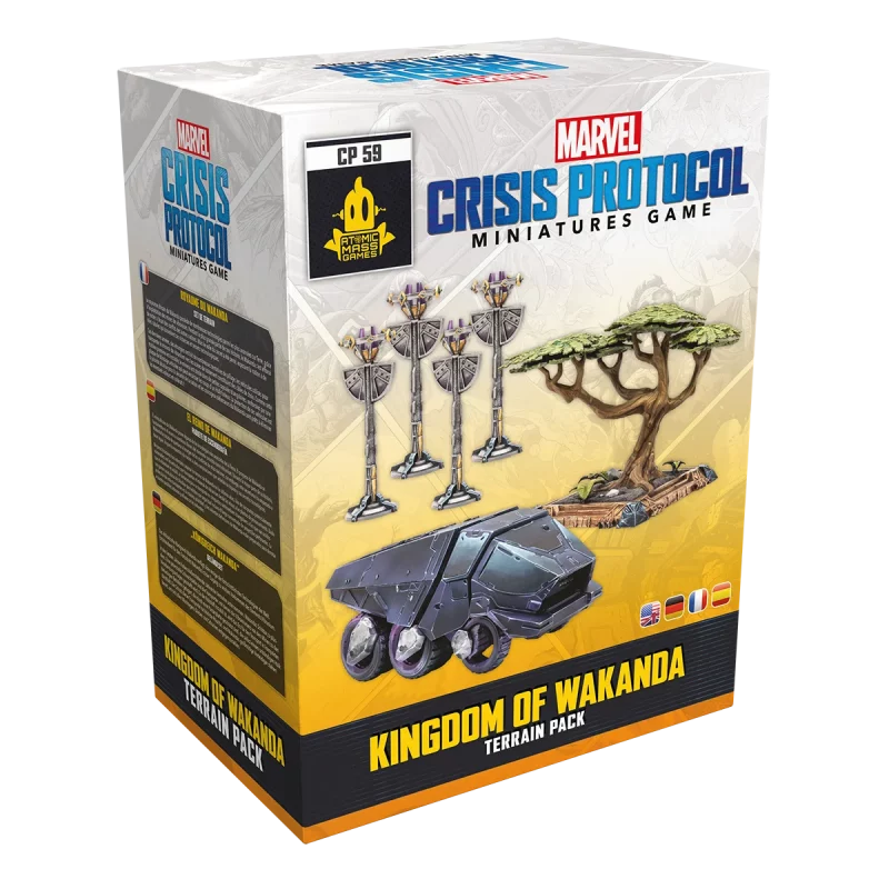 Atomic Mass Games: Marvel Crisis Protocol – Kingdom of Wakanda Terrain Pack (DE/EN/ES/FR) (AMGD2103)