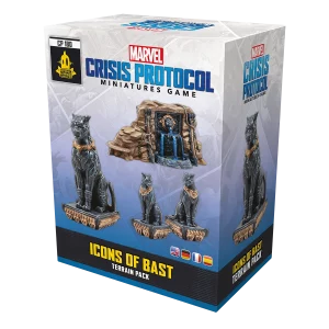 Atomic Mass Games: Marvel Crisis Protocol – Icons of Bast Terrain Pack (Geländeset “Ikonen von Bast”) (DE/EN/ES/FR)
