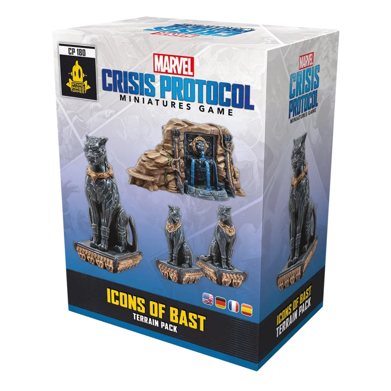 Atomic Mass Games: Marvel Crisis Protocol – Icons of Bast Terrain Pack (DE/EN/ES/FR) (AMGD2104)