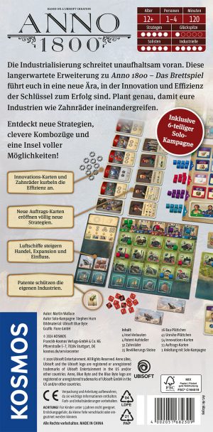 Kosmos Spiele: Anno 1800 – Die Erweiterung (Deutsch) (FKS6823090)
