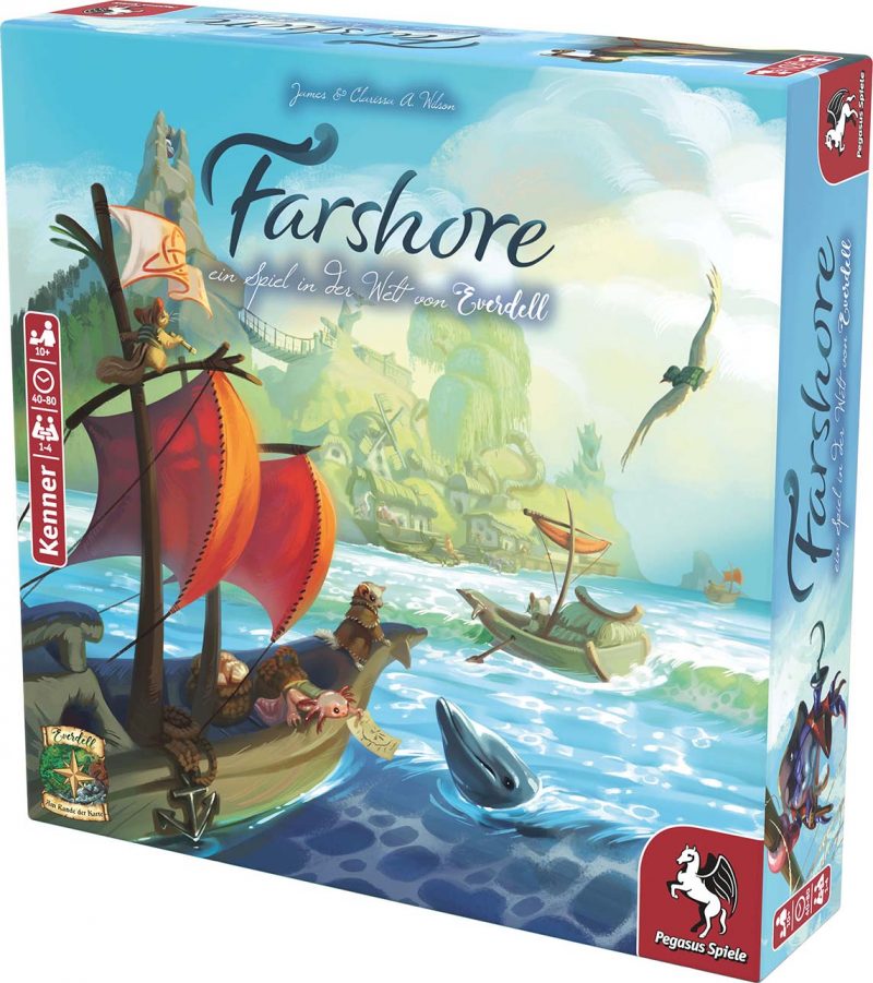 Pegasus Spiele: Farshore – Ein Spiel in der Welt von Everdell (Deutsch) (57611G)