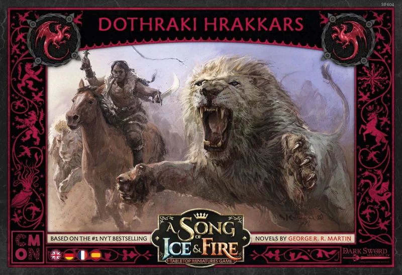 Cool Mini Or Not: A Song of Ice & Fire – Targaryen – Dothraki Hrakkars (Hrakkars der Dothraki) Erweiterung (Deutsch) (CMND0145)