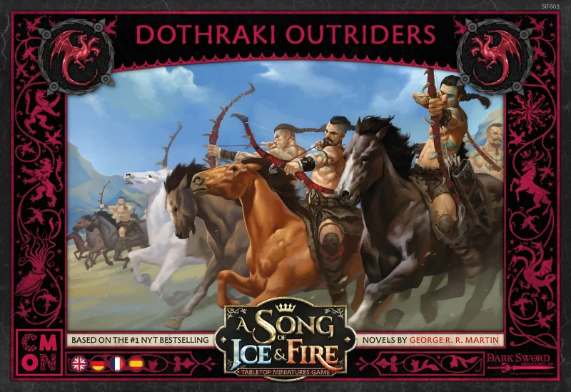 Cool Mini Or Not: A Song of Ice & Fire – Targaryen – Dothraki Outriders (Vorreiter der Dothraki) Erweiterung (Deutsch) (CMND0152)