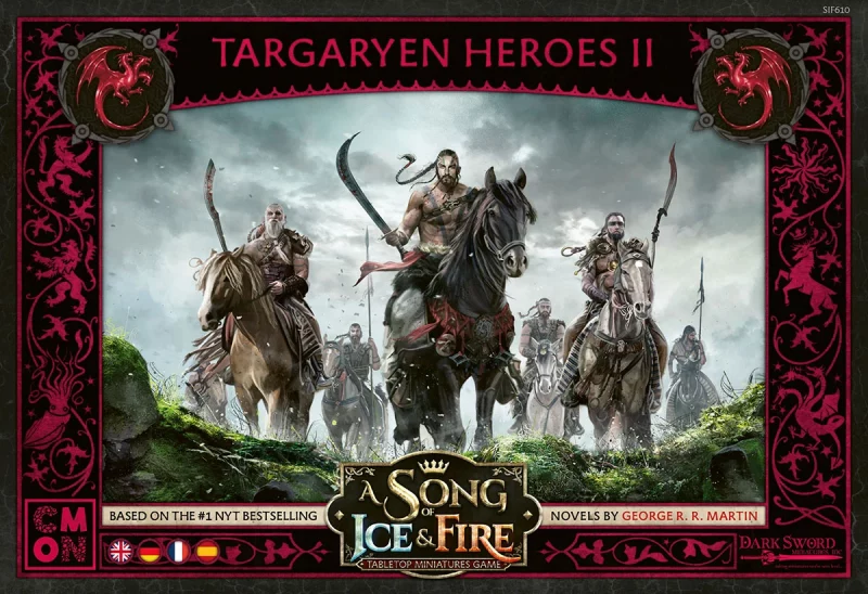 Cool Mini Or Not: A Song of Ice & Fire – Targaryen – Heroes 2 (Helden von Haus Targaryen 2) Erweiterung (Deutsch) (CMND0168)