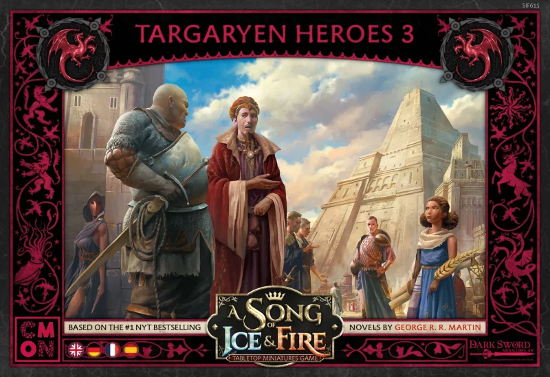Cool Mini Or Not: A Song of Ice & Fire – Targaryen – Heroes 3 (Helden von Haus Targaryen 3) Erweiterung (Deutsch) (CMND0241)