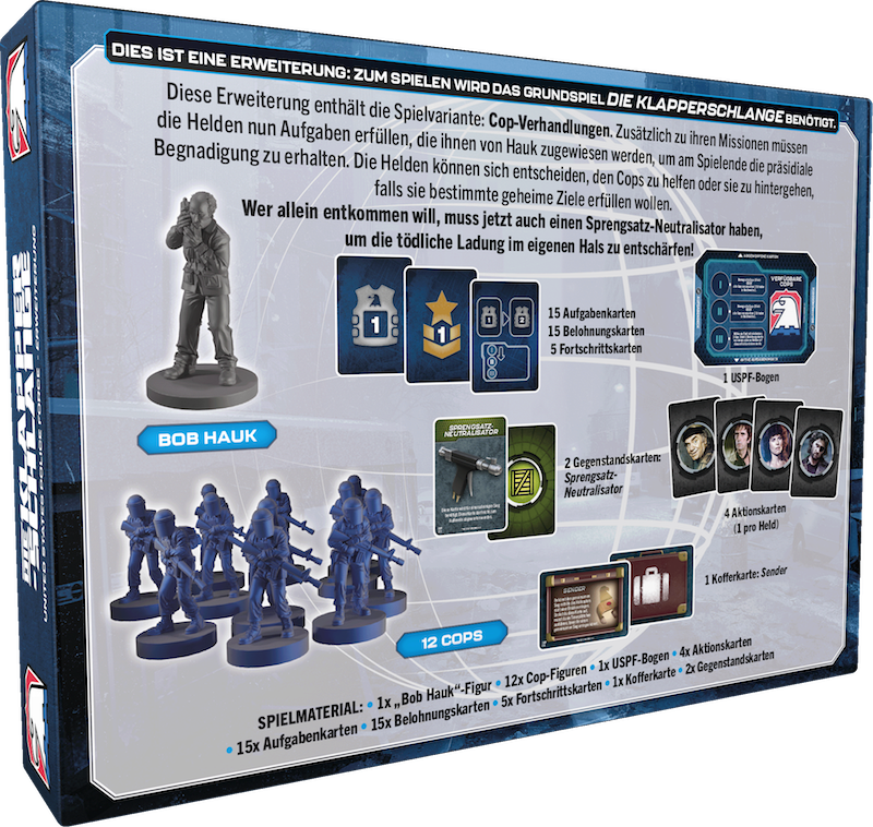 Pendragon Game Studio: Die Klapperschlange – United States Police Force (DE) (PG102)