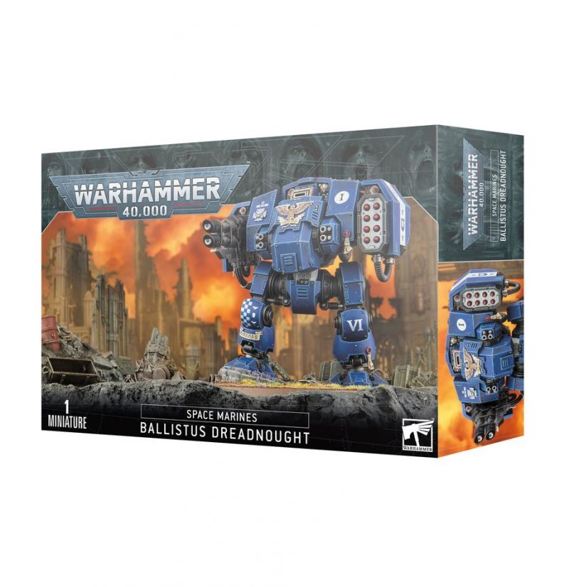 Games Workshop: Warhammer 40000 – Space Marines - Ballistus Dreadnought (Deutsch) (48-11)