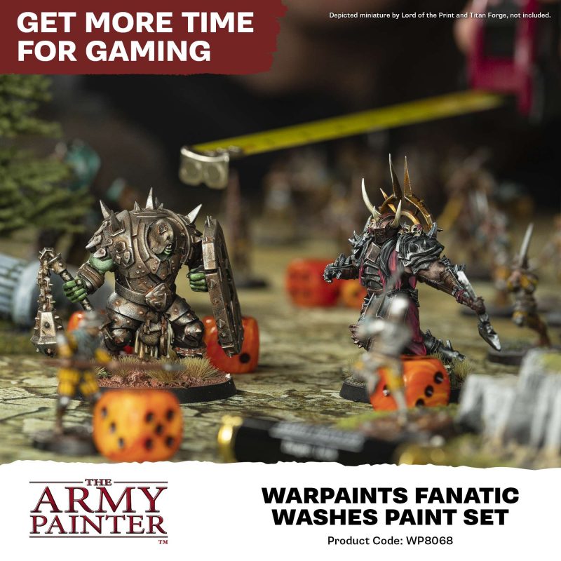 The Army Painter: Warpaints Fanatic – Washes Paint Set (APWPF8068)