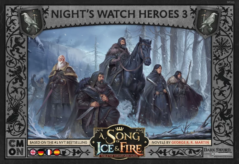 Cool Mini Or Not: A Song of Ice & Fire – Night's Watch Heroes 3 (Helden der Nachtwache 3) (Deutsch) (CMND0219)