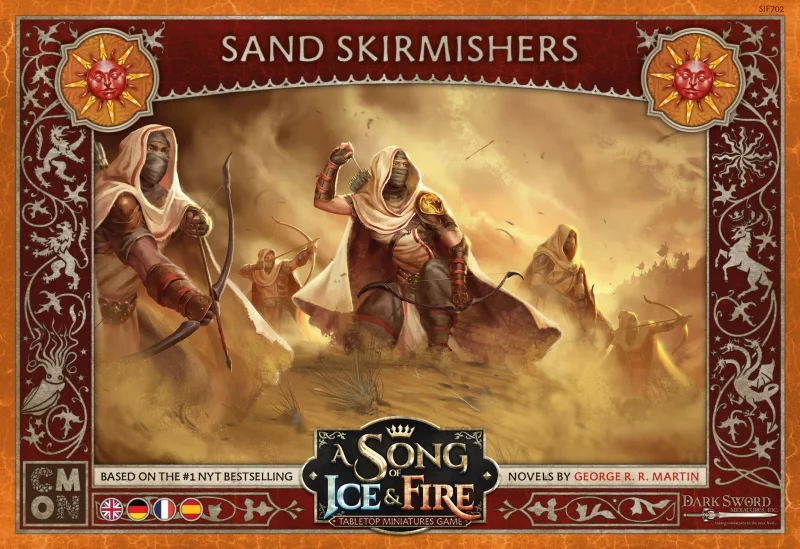 Cool Mini Or Not: A Song of Ice & Fire – Martell Sand Skirmishers (Sand-Plänkler) Erweiterung (Deutsch) (CMND0244)