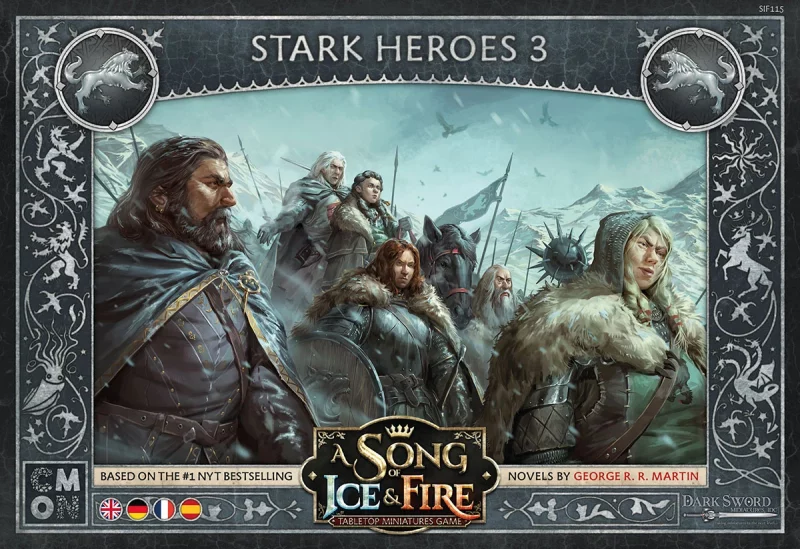 Cool Mini Or Not: A Song of Ice & Fire – Stark Heroes 3 (Helden von Haus Stark 3) (Deutsch) (CMND0189)
