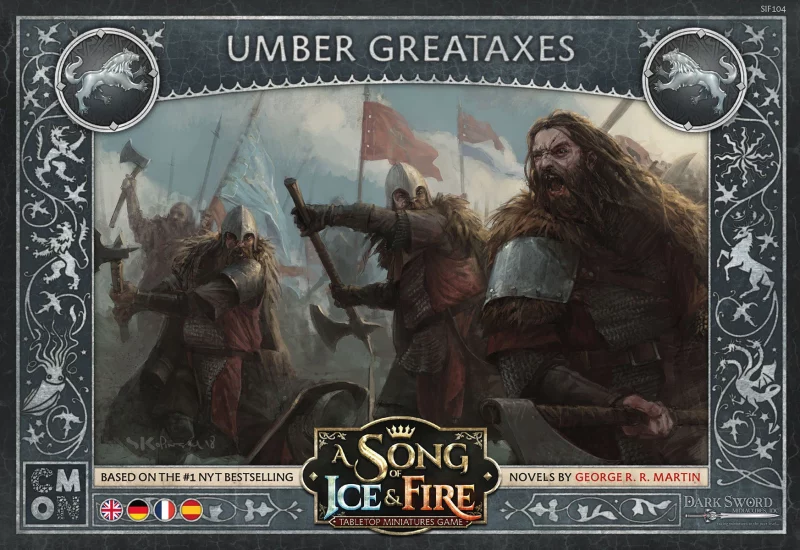 Cool Mini Or Not: A Song of Ice & Fire – Umber Greataxes (Großäxte von Haus Umber) (Deutsch) (CMND0192)