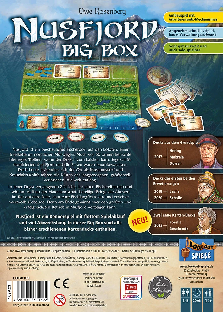 Lookout Games: Nusfjord – Big Box (Deutsch) (LOOD0055)