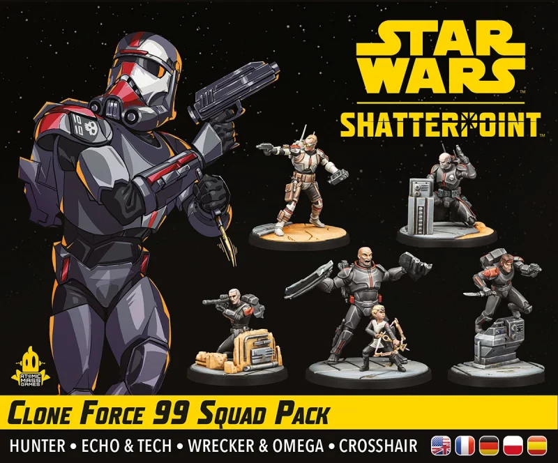 Atomic Mass Games: Star Wars - Shatterpoint - Clone Force 99 Squad Pack (Deutsch) (AMGD1024)