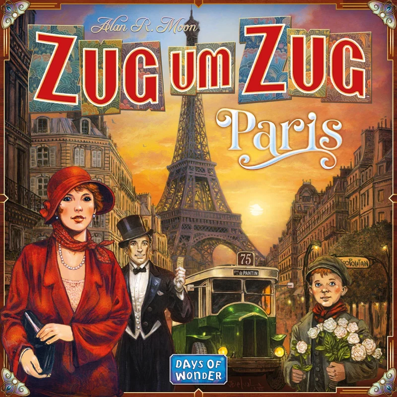 Days of Wonder: Zug um Zug – Paris (Deutsch) (DOWD0035)