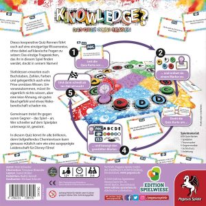 Pegasus Spiele: Knowledge? Das Quiz ohne Fragen – Edition Spielwiese (DE) (59070G)