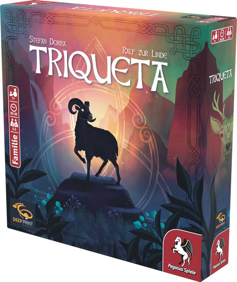 Pegasus Spiele & Deep Print Games: Triqueta 2te Edition (Deutsch) (57820G)