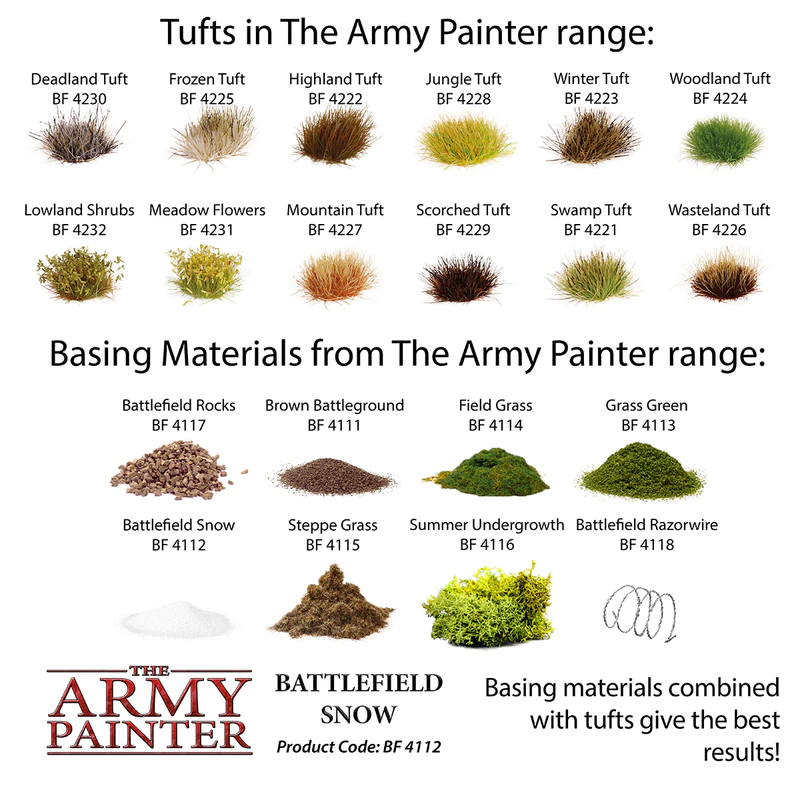 The Army Painter: Basing – Snow (BF4112P)