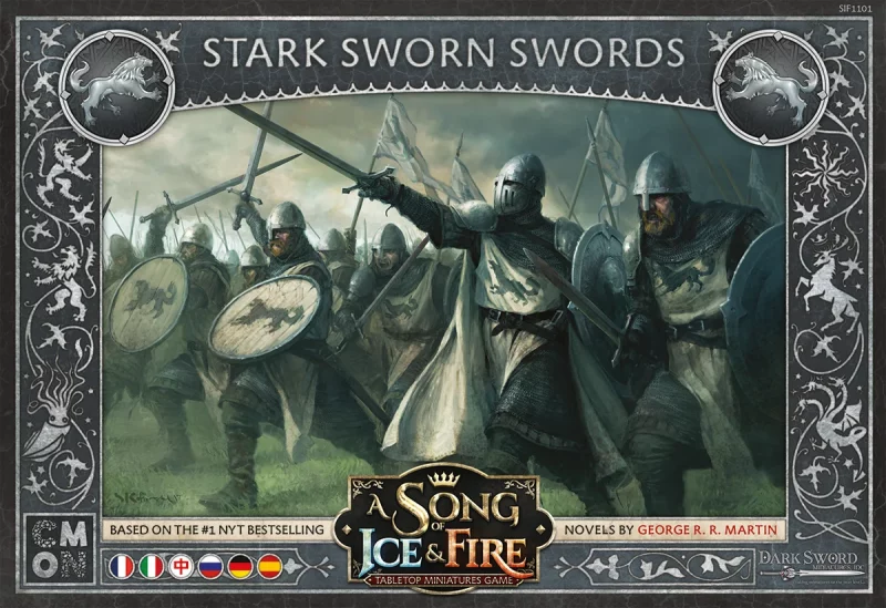 Cool Mini Or Not: A Song of Ice & Fire – Stark Sworn Swords (DE) (CMN0056)