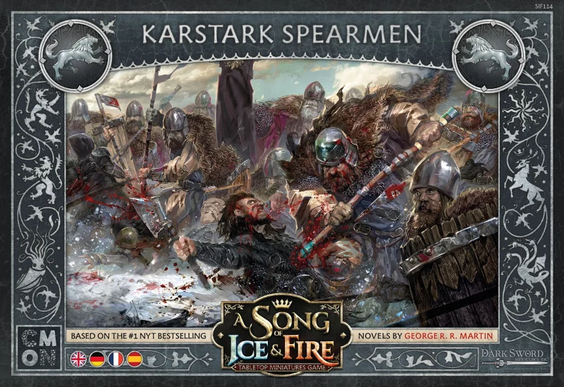 Cool Mini Or Not: A Song of Ice & Fire – Karstark Spearmen (DE) (CMND0172)