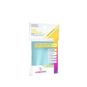 Gamegenic: PRIME Mini American-Sized Sleeves Clear – 44 mm x 67 mm (GGS10052)