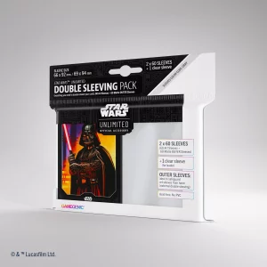 Gamegenic: Star Wars – Unlimited Art Sleeves – Double Sleeving Pack – Darth Vader (GGS15033)