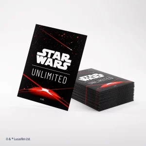 Gamegenic: Star Wars – Unlimited Art Sleeves – Double Sleeving Pack – Space Red (GGS15036)