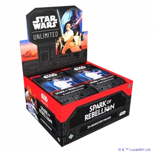 Fantasy Flight Games: Star Wars Unlimited – Spark of Rebellion – Booster pack display with 24 Booster Packs (EN) (FFGE3701)