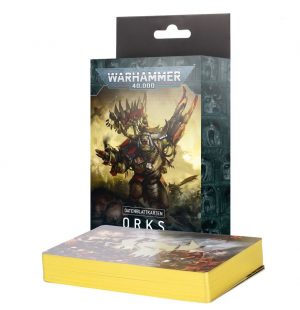 Games Workshop: Warhammer 40000 – Orks – Datenblattkarten Orks (Deutsch) (50-02)