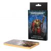 Games Workshop: Warhammer 40000 – Adeptus Custodes - Datenblattkarten Adeptus Custodes (DE) (01-15)