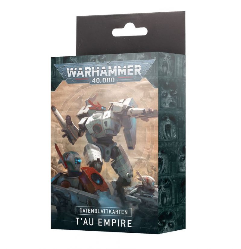 Games Workshop: Warhammer 40000 – Tau 40K - Datenblattkarten T'au Empire (DE) (56-02)