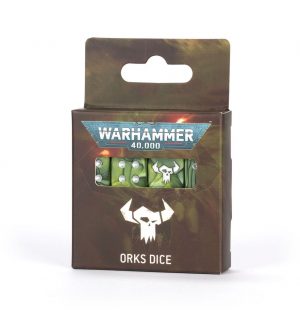 Games Workshop: Warhammer 40000 – Orks – Würfelset der Orks (DE) (50-05)