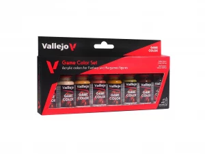 Acrylicos Vallejo: Game Color Farbsets – Skin Tone Set – 16 x 18 ml (72187)