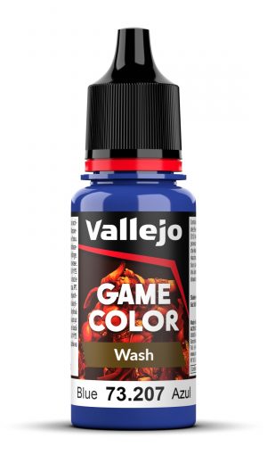Acrylicos Vallejo: Game Color Washes – Blue Wash – 18 ml (73207)