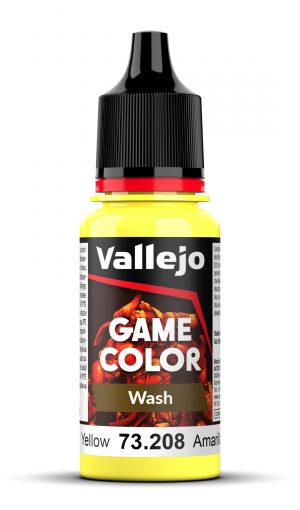 Acrylicos Vallejo: Game Color Ink / Washes – Yellow Wash – 18 ml (73208)