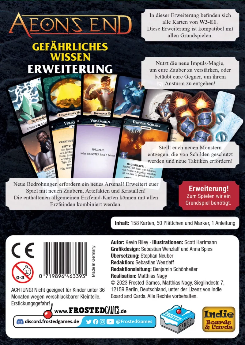 Frosted Games: Aeon's End - Gefährliches Wissen (DE) (116-FG-2-E3001)