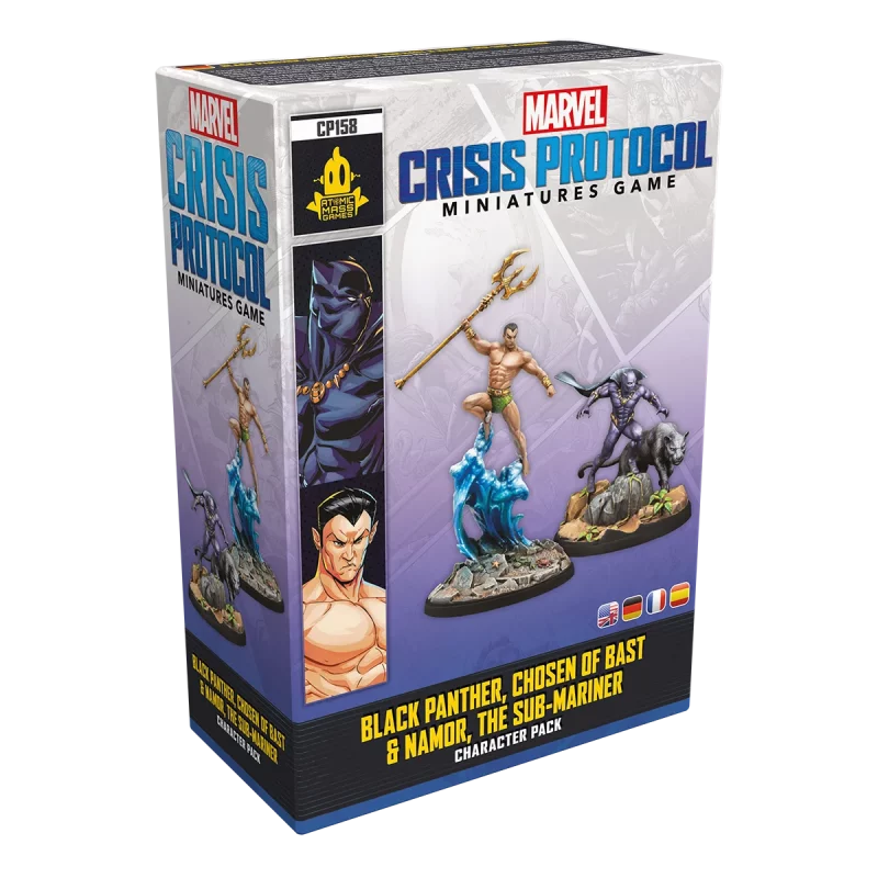 Atomic Mass Games: Marvel Crisis Protocol – Black Panther, Chosen of Bast & Namor, the Sub-Mariner (DE) (AMGD2114)