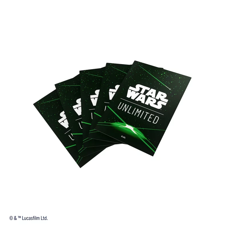 Gamegenic: Star Wars – Unlimited Art Sleeves – Card Back Green (GGS15055)