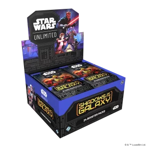 Fantasy Flight Games: Star Wars Unlimited – Shadows of the Galaxy – Booster-Display with 24 Booster (EN) (FFGE3705)