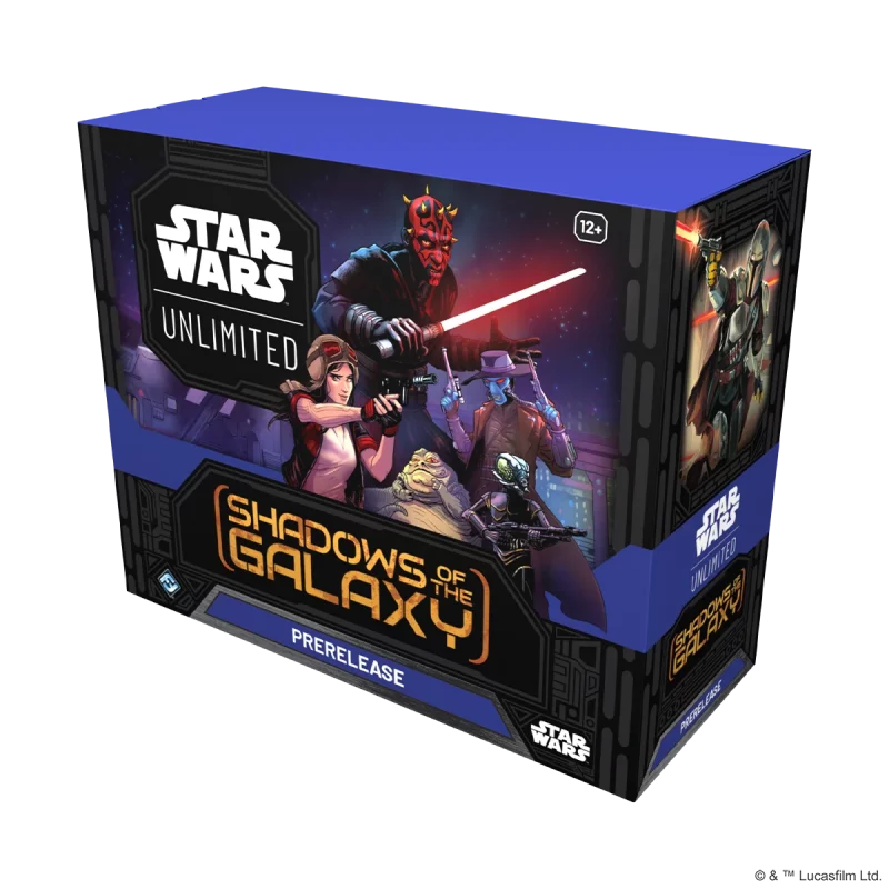 Fantasy Flight Games: Star Wars Unlimited – Shadows of the Galaxy – Prerelease-Box (EN) (FFGD3707E)