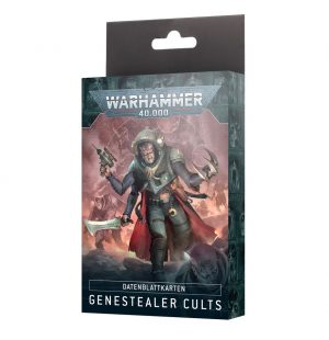 Games Workshop: Warhammer 40000 – Genestealer Cults – Datenblattkarten (DE) (38-02)