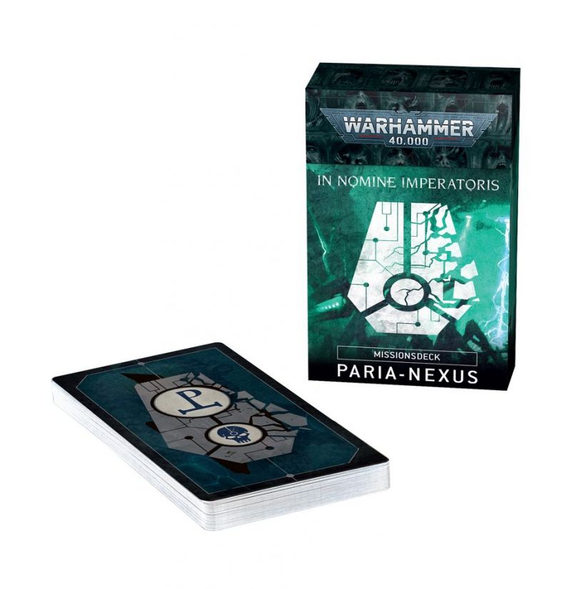 Games Workshop: Warhammer 40000 – Missionsdeck „In Nomine Imperatoris: Paria-Nexus“ (DE) (40-20)