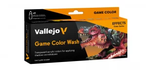 Acrylicos Vallejo: Game Color Farbsets – Wash Set – 8 x 18 ml (72190)