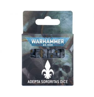 Games Workshop: Warhammer 40000 – Adepta Sororitas – Würfelset des Adepta Sororitas (DE) (52-05)
